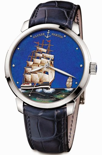 Review Cheap Ulysse Nardin 8150-111-2 / KRUZ Classico Enamel Replica watches - Click Image to Close
